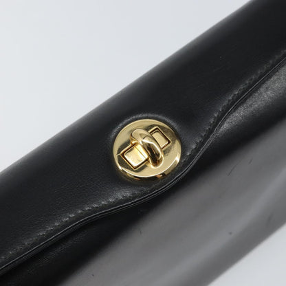 Gucci Vintage Handbag Leather, BLACK, LEATHER, Handbag