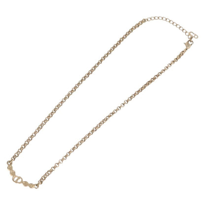 Christian Dior CD Pendant Metal, Gold, Metal, Necklace