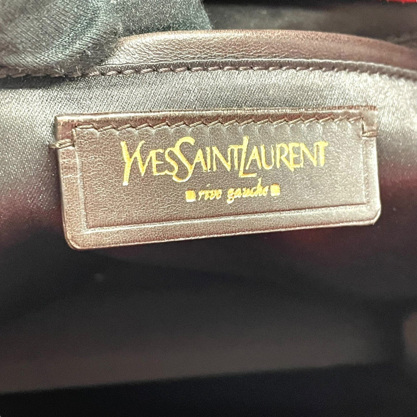 Saint Laurent Downtown Handbag Patent, RED, LEATHER, Handbag