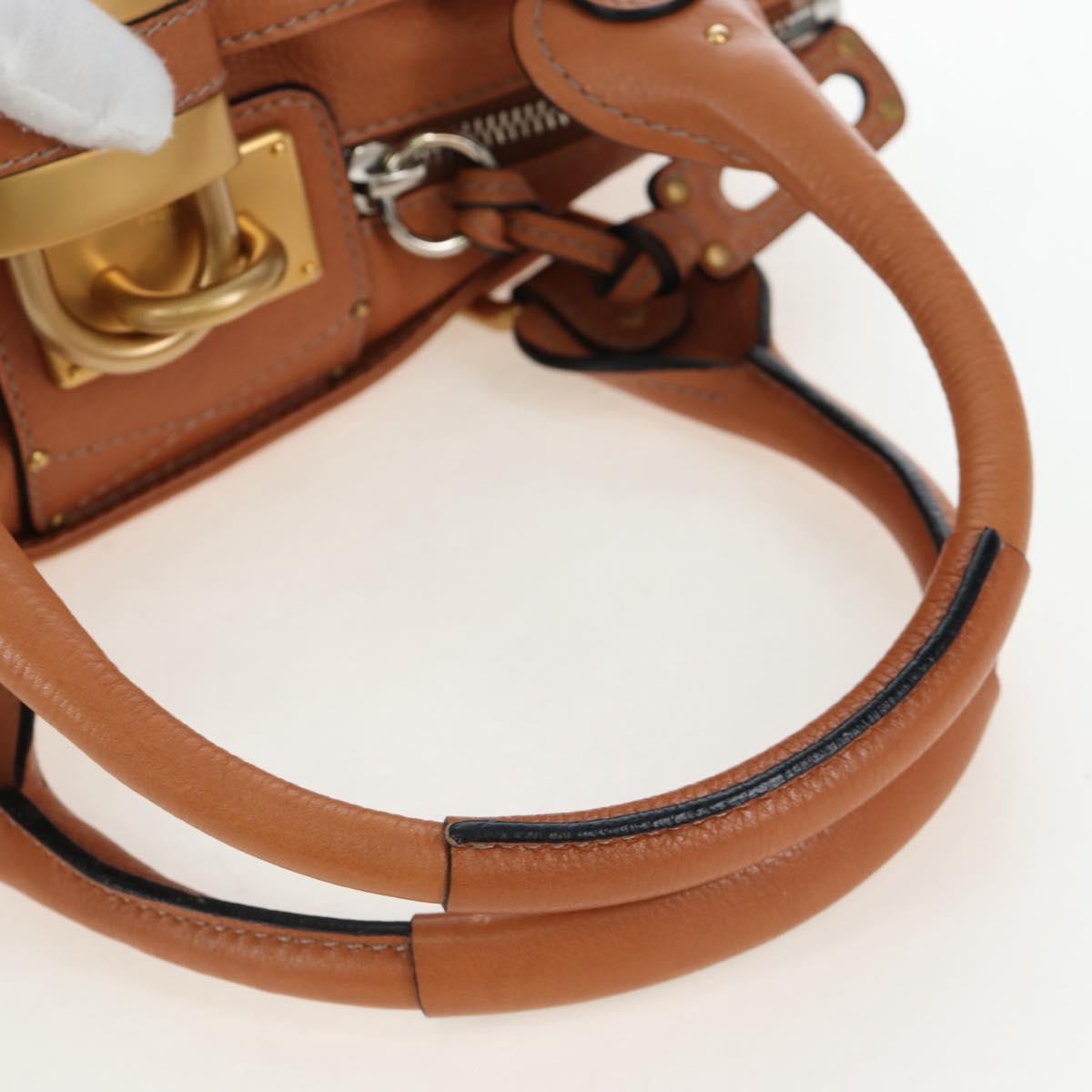 Chloe Paddington Leather, Brown, Leather, Tote Bag