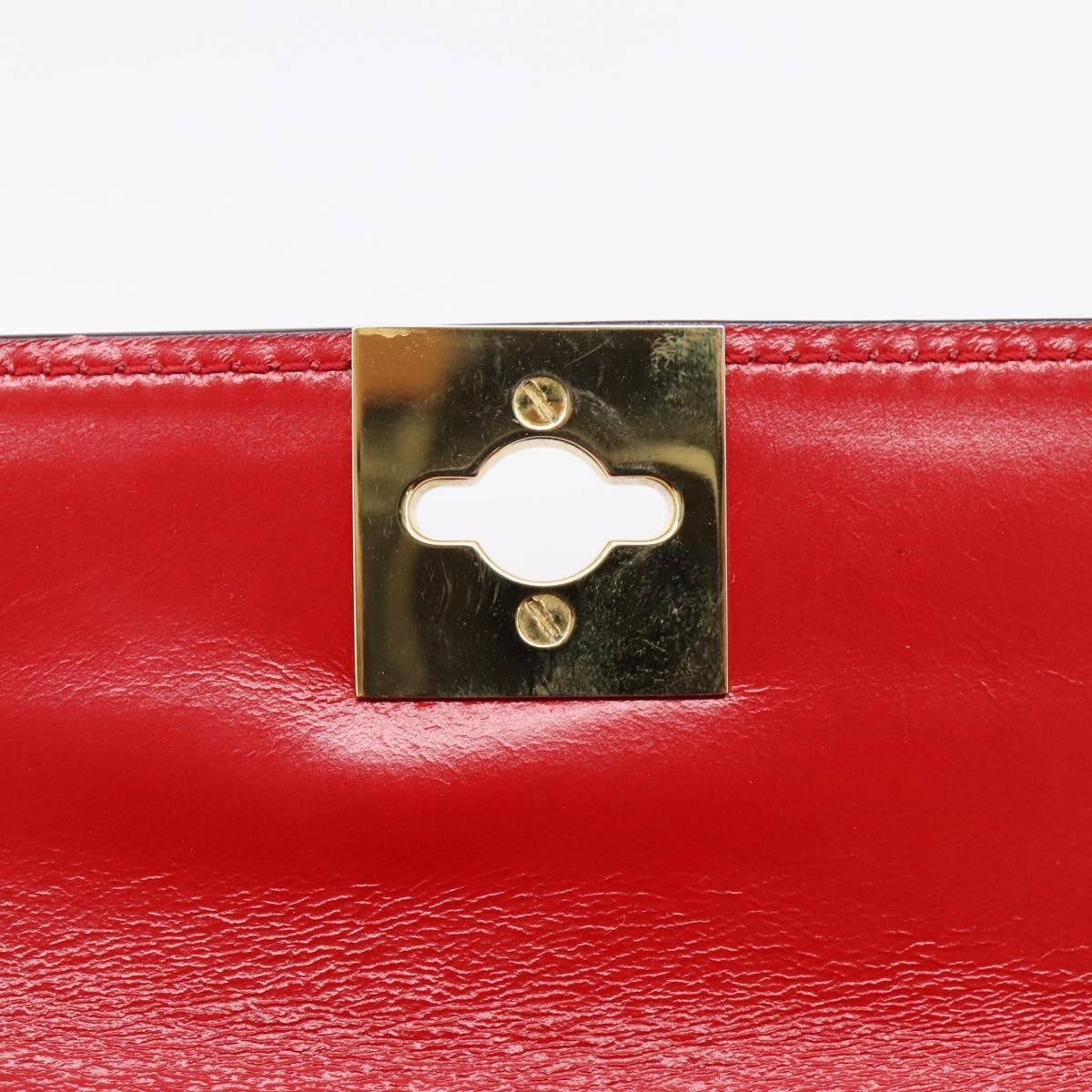 Celine Handbag Leather, Red, Leather, Handbag