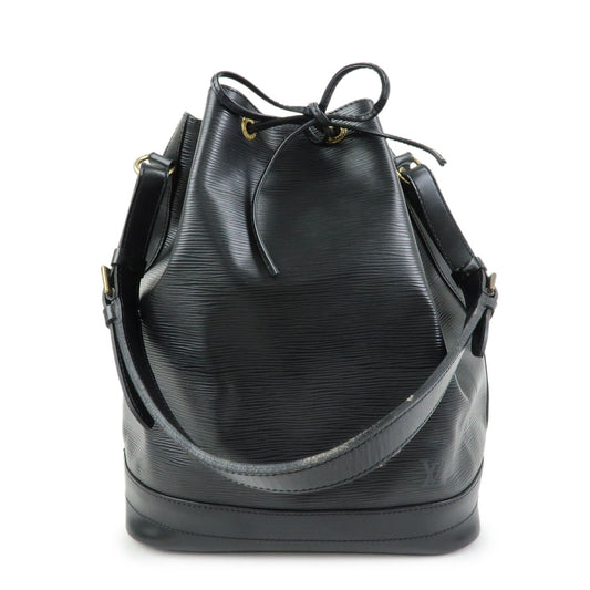 Louis Vuitton Noe Epi Leather, Black, Leather, Shoulder Bag