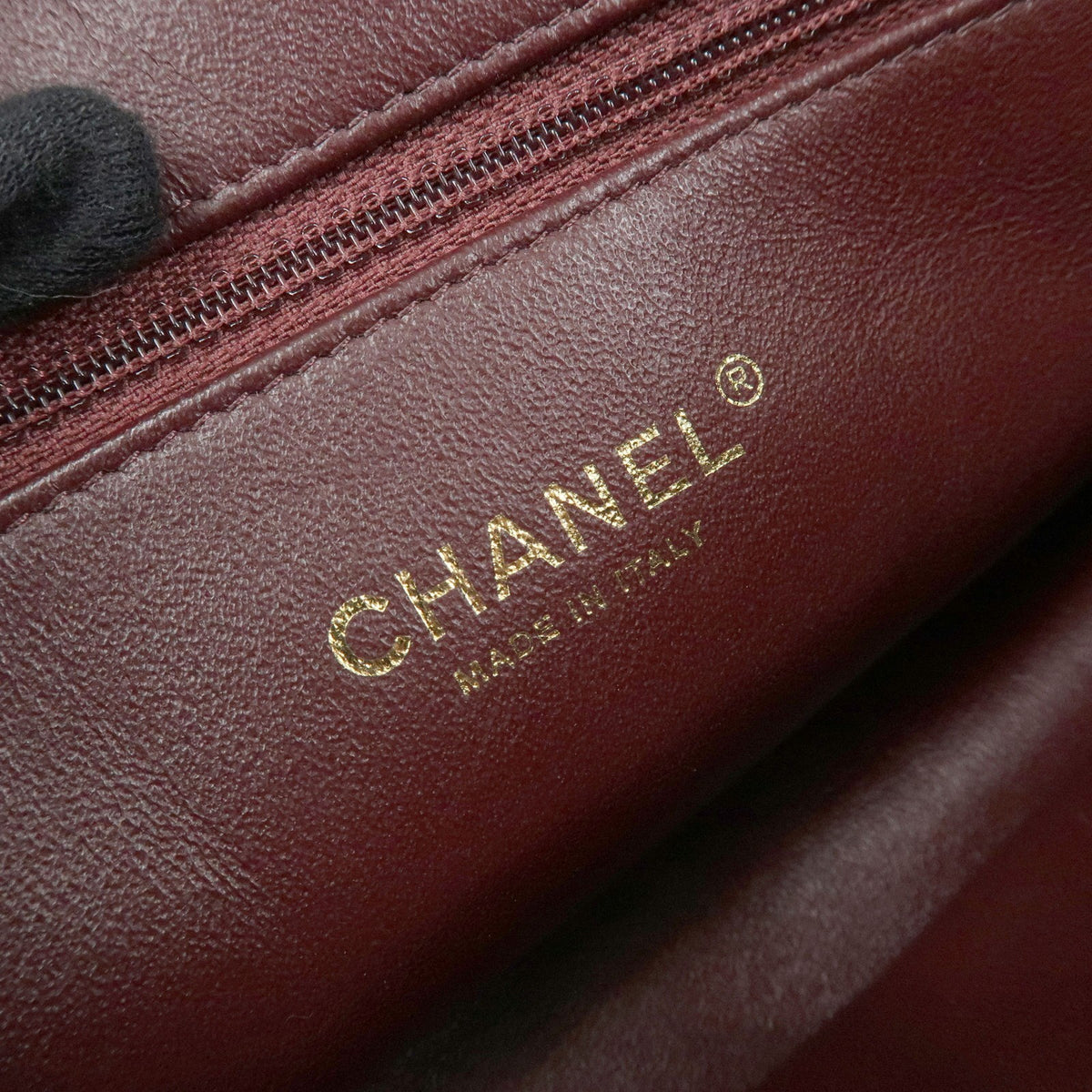 Chanel Camera Chevron Lambskin, Black, Leather, Handbag