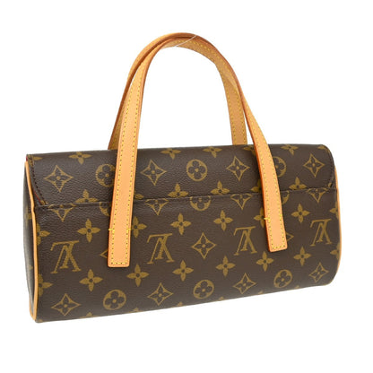 Louis Vuitton Sonatine Monogram Canvas, Brown, Canvas, Handbag