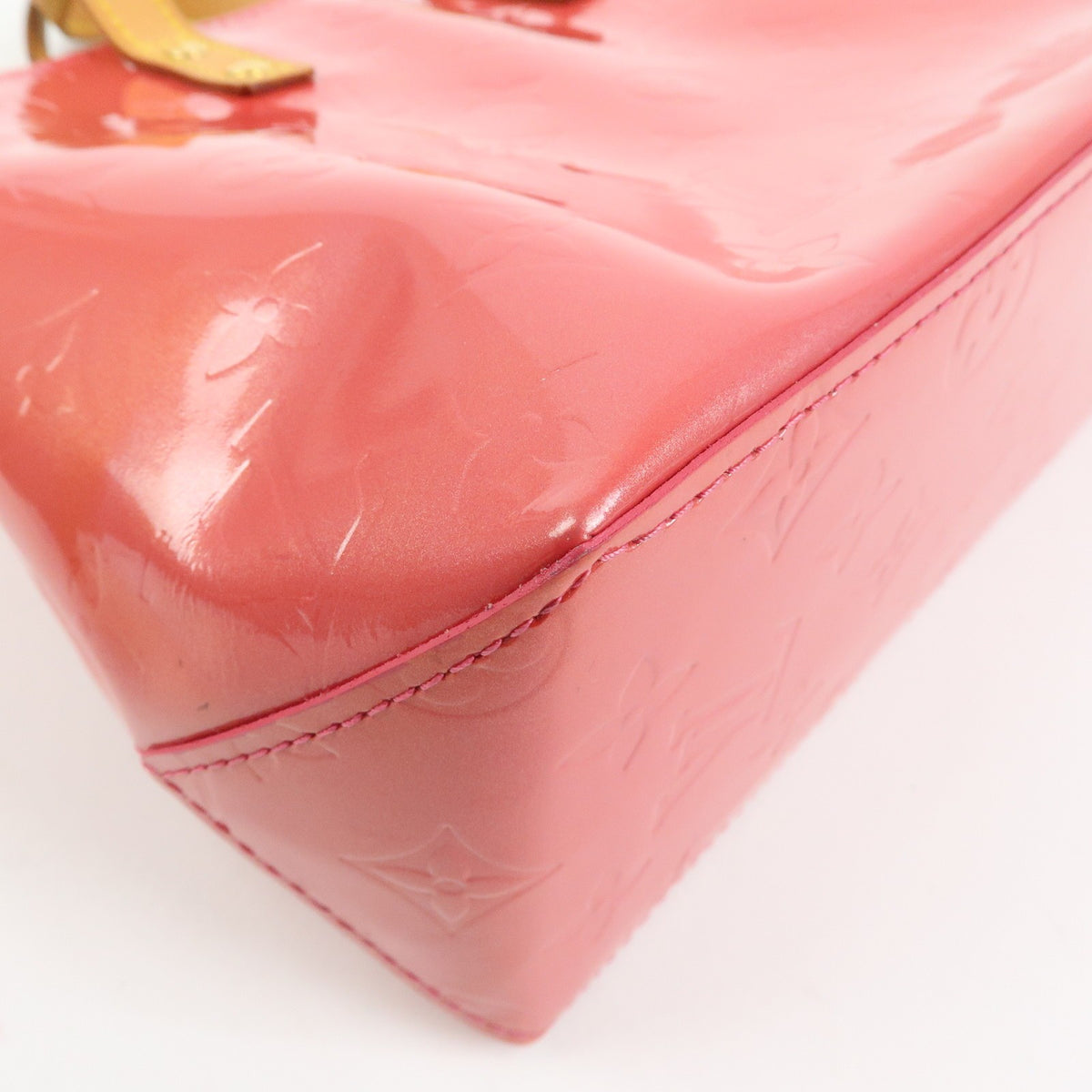 Louis Vuitton Reade Monogram Vernis, Pink, Patent Leather, Handbag