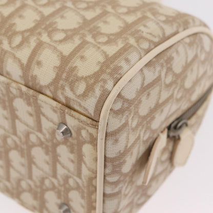 Christian Dior Vintage Boston Diorissimo Canvas, Beige, Canvas, Handbag