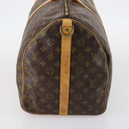 Louis Vuitton Keepall Bag Monogram Canvas, BROWN, CANVAS, Travel bag