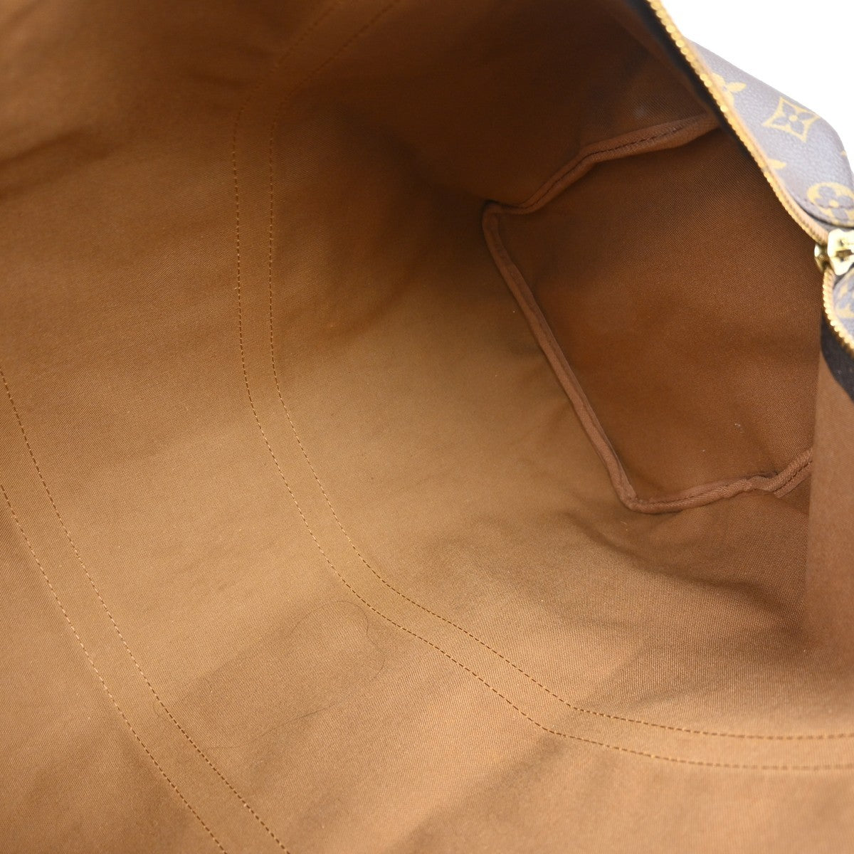 Louis Vuitton Keepall Monogram Canvas, Brown, Canvas, Travel Bag
