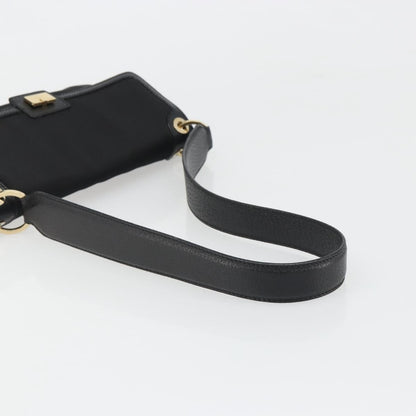 Salvatore Ferragamo Shoulder Bag Canvas, Black, Canvas, Shoulder Bag