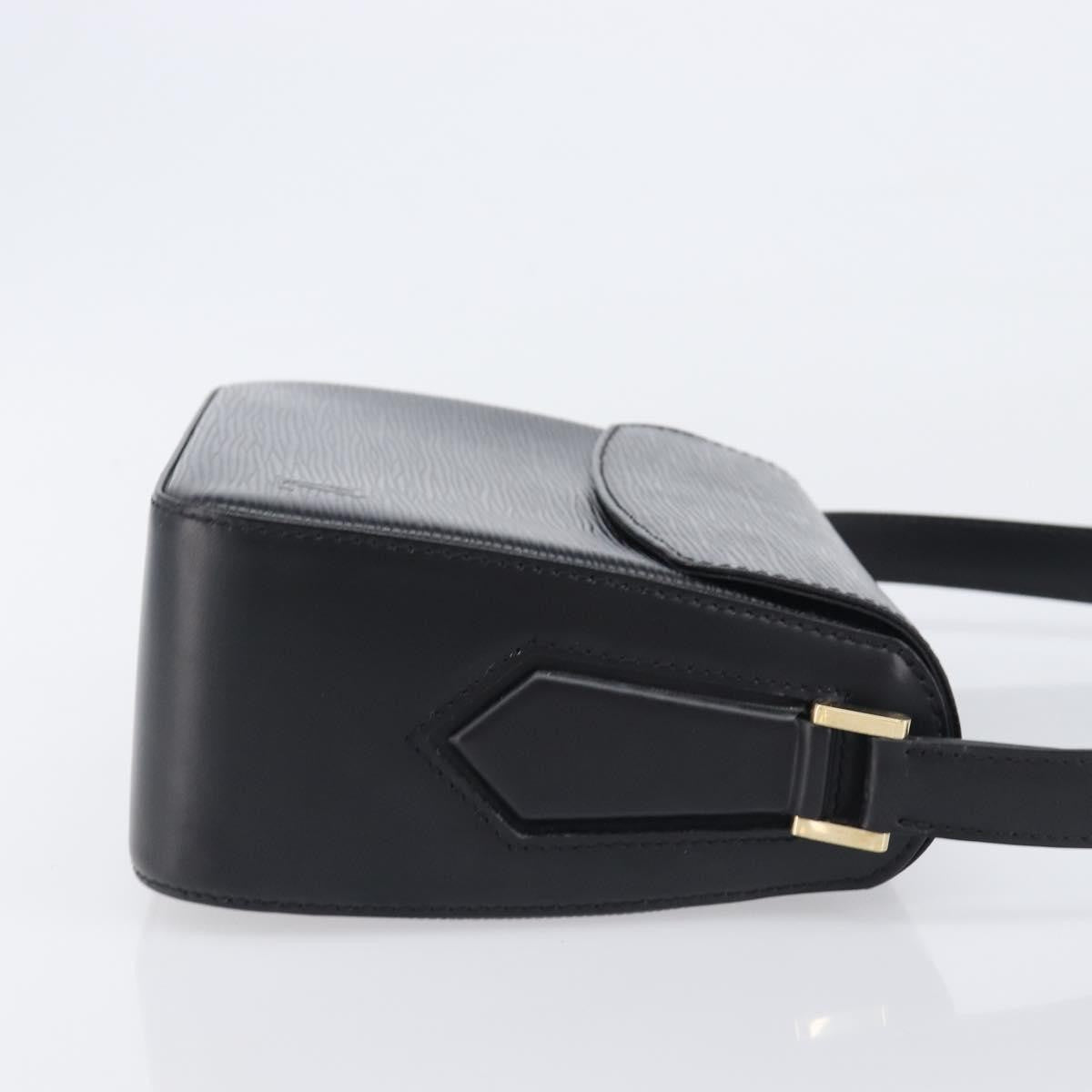Louis Vuitton Buci Epi Leather, Black, Leather, Handbag