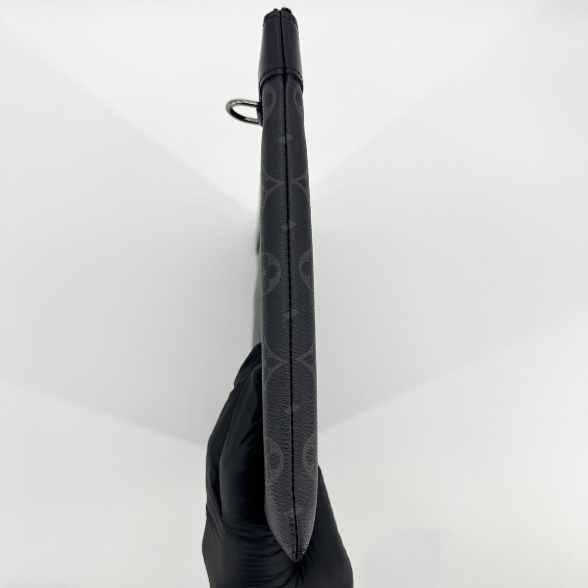 Louis Vuitton Discovery Pochette Monogram Eclipse Canvas, Black, Canvas, Clutch
