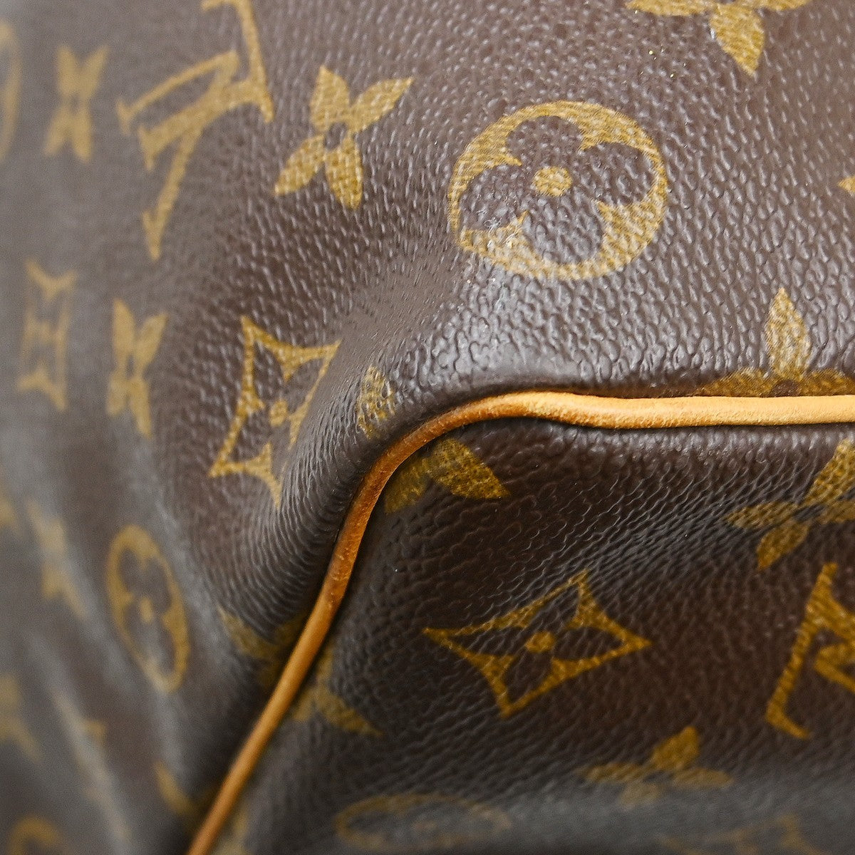 Louis Vuitton Keepall Monogram, Brown, Canvas, Travel Bag