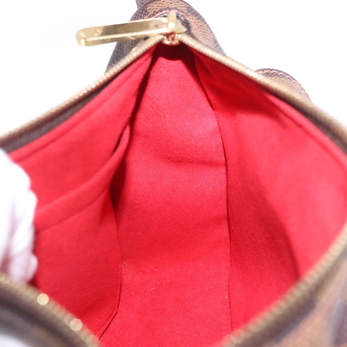 Louis Vuitton Ravello Damier Ebene, Brown, Canvas, Shoulder Bag