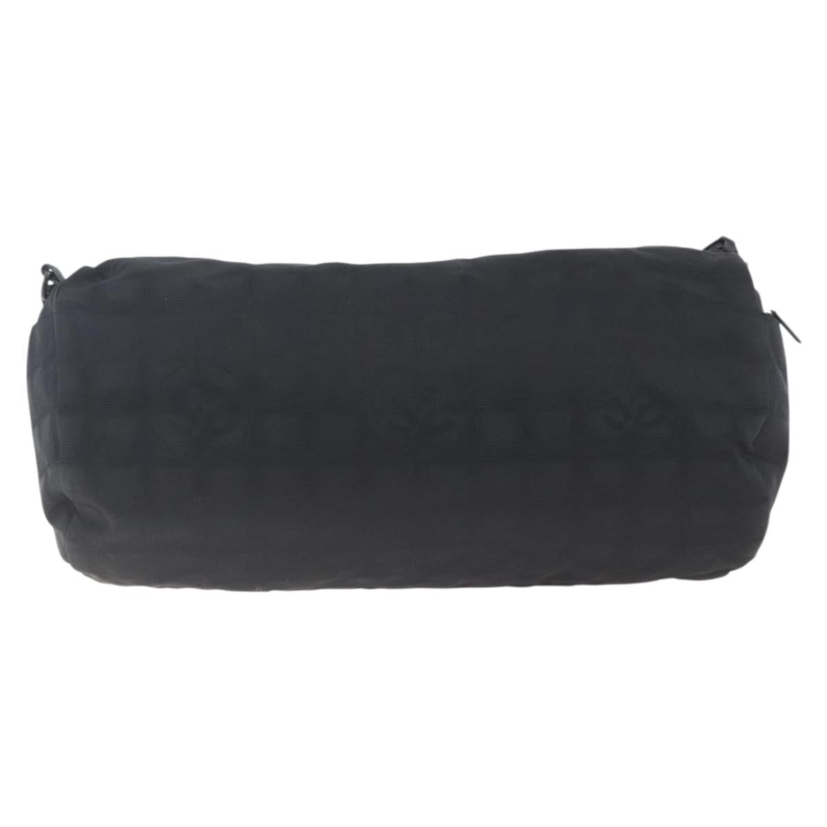 Chanel Travel Line Boston Nylon, Black, Nylon, Travel Bag