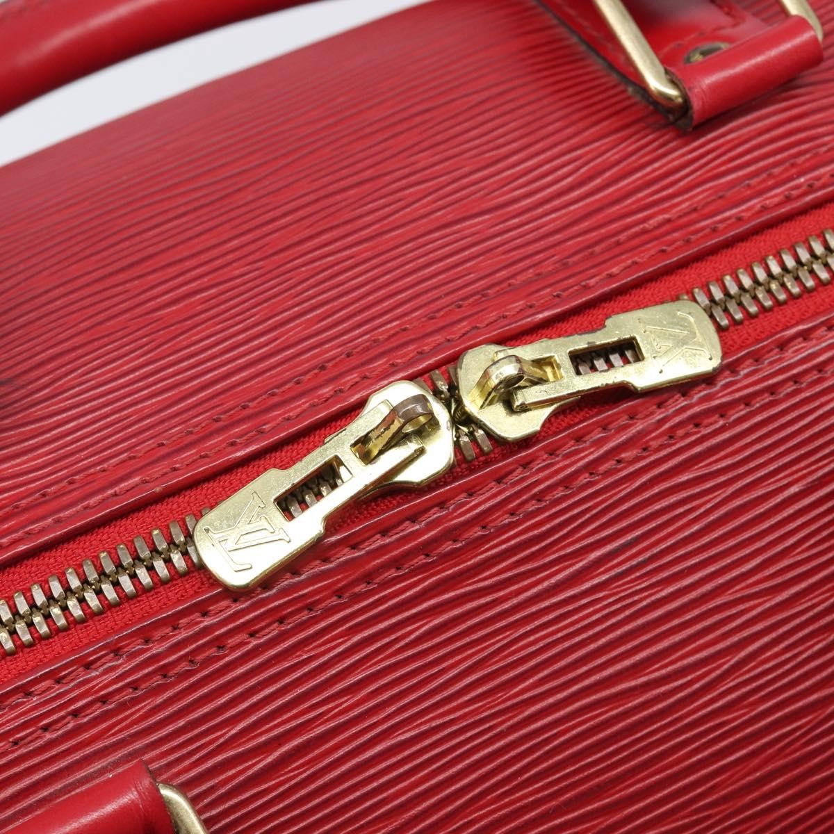 Louis Vuitton Keepall Epi Leather, Red, Leather, Travel Bag