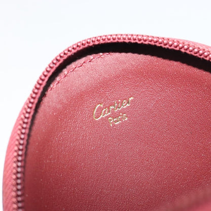 Cartier Must de Cartier Leather, Burgundy, Leather, Wallet