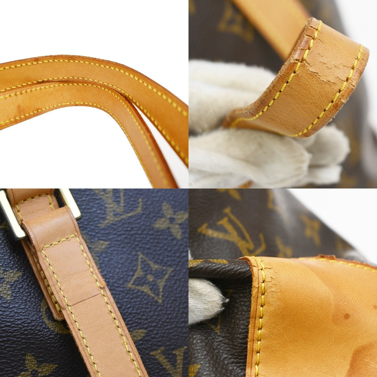 Louis Vuitton Cabas Mezzo Monogram Canvas, Brown, Canvas, Tote Bag