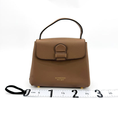 Burberry Camberley Top Handle Leather, Brown, Leather, Handbag