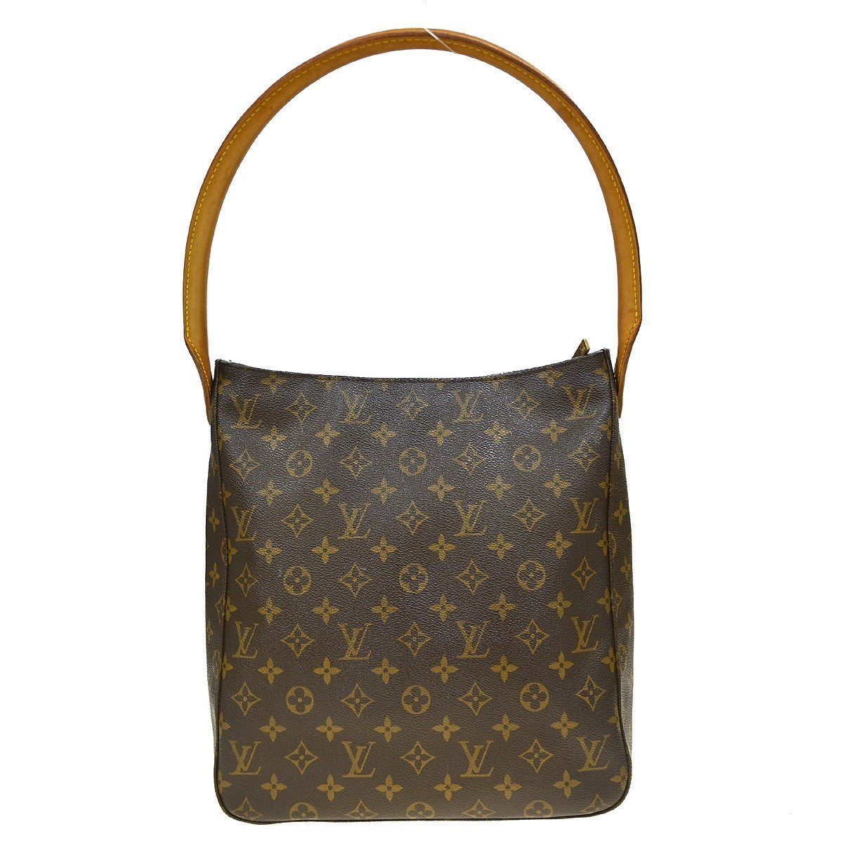 Louis Vuitton Looping Monogram Canvas, Brown, Canvas, Handbag