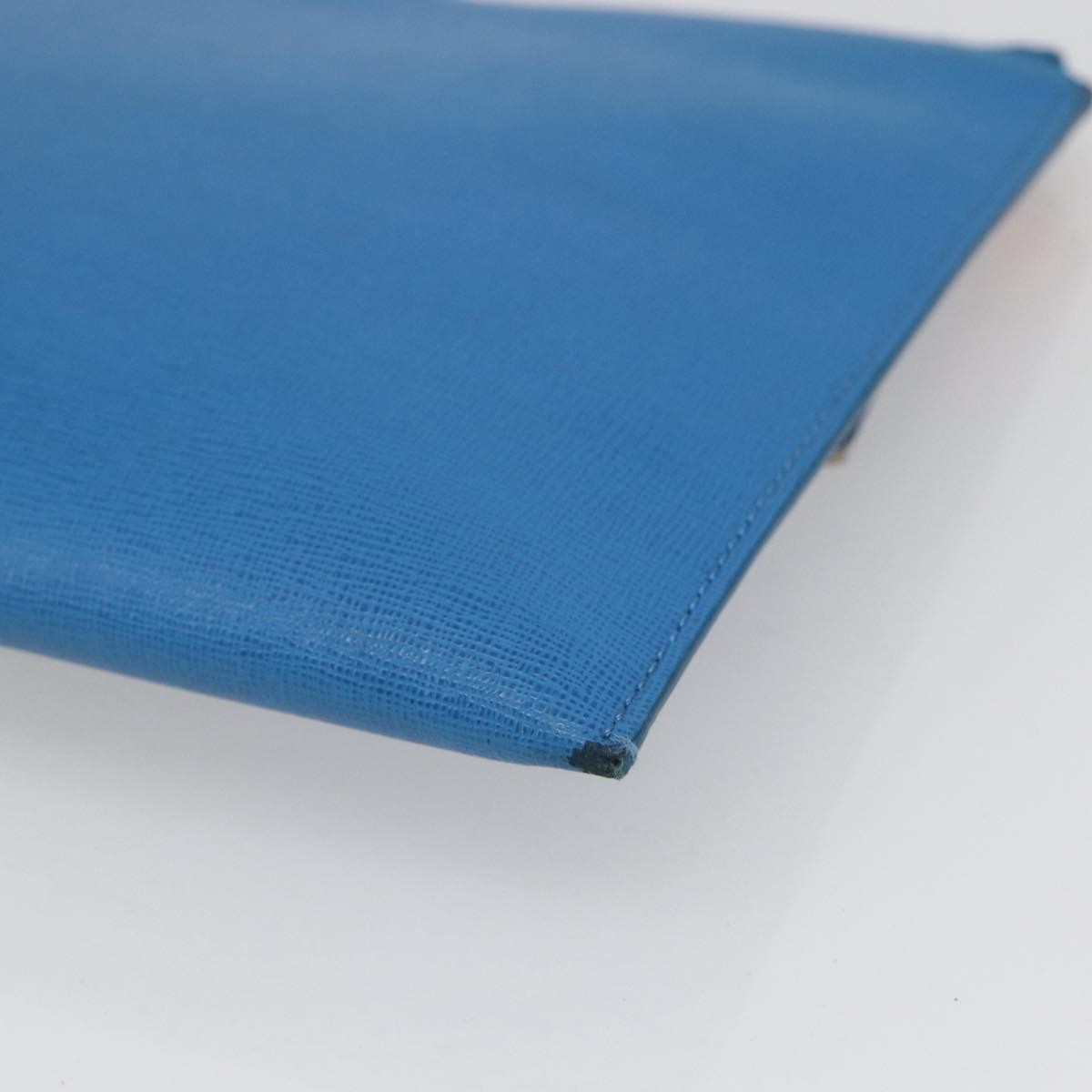 Fendi Monster Clutch Leather, Blue, Leather, Clutch