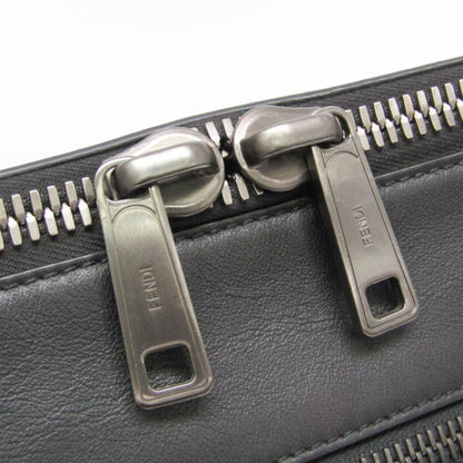 Fendi Convertible Document Holder Leather, Black, Leather, Briefcase
