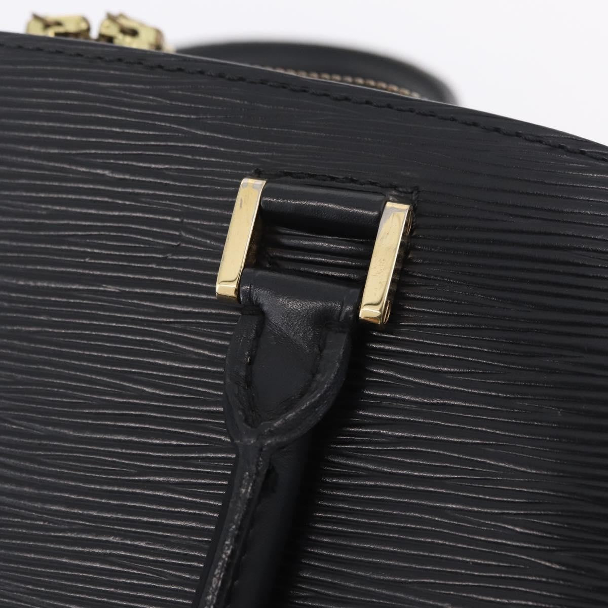 Louis Vuitton Pont Neuf Epi Leather, Black, Leather, Handbag