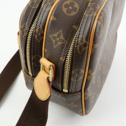 Louis Vuitton Reporter Monogram Canvas, Brown, Canvas, Shoulder Bag