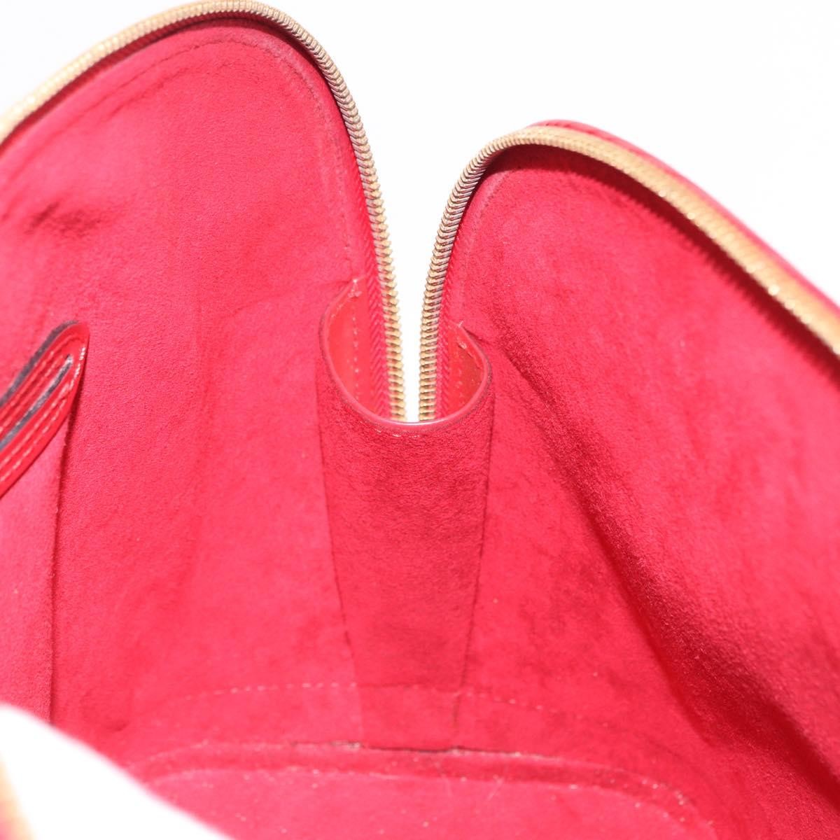 Louis Vuitton Alma Epi Leather, Red, Leather, Handbag