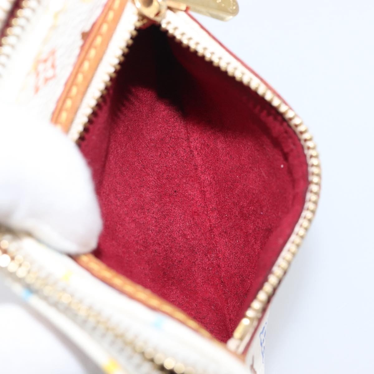 Louis Vuitton Pochette Plate Monogram Multicolor, Multicolour, Canvas, Clutch