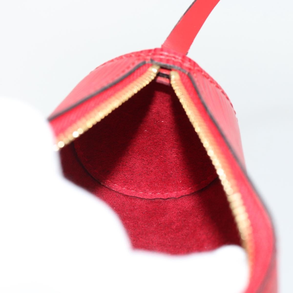 Louis Vuitton Soufflot Pochette Epi Leather, Red, Leather, Clutch