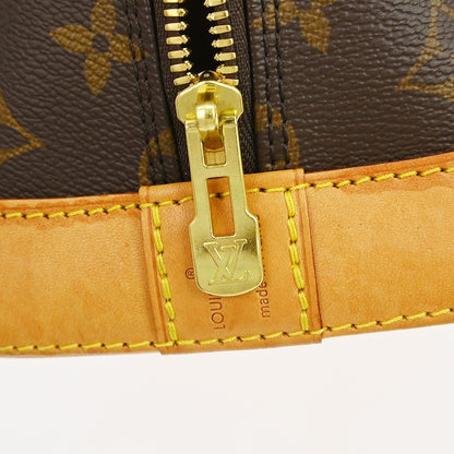 Louis Vuitton Alma Monogram Canvas, Brown, Canvas, Handbag