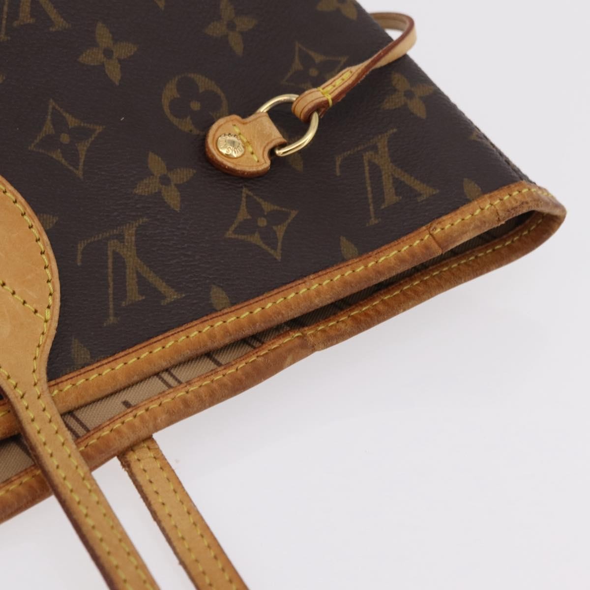 Louis Vuitton Neverfull Monogram Canvas, Brown, Canvas, Tote Bag