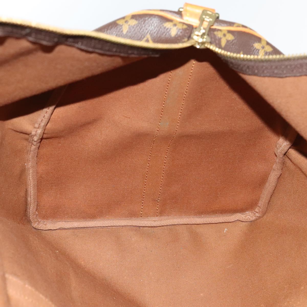 Louis Vuitton Keepall Bag Monogram Canvas, BROWN, CANVAS, Travel bag