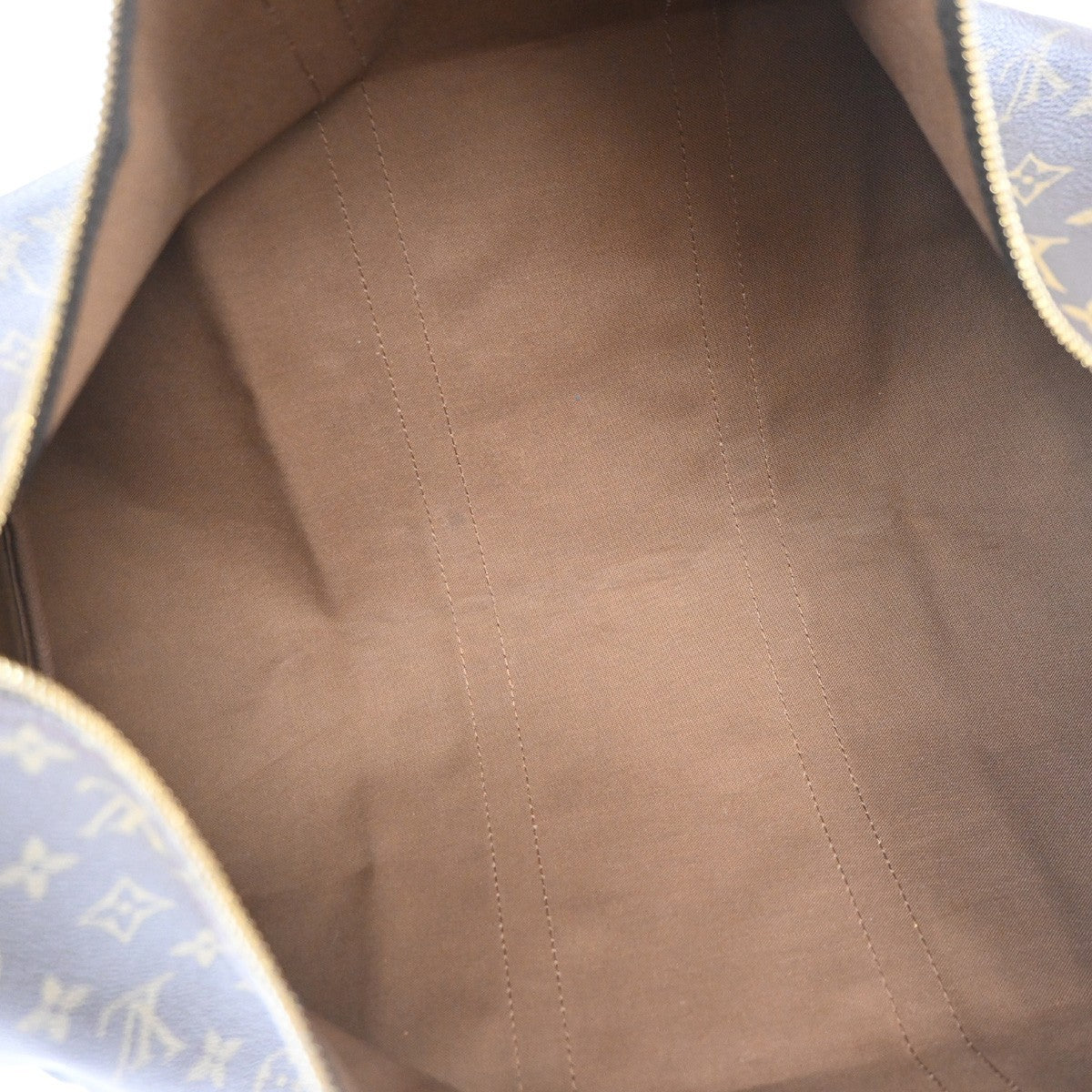 Louis Vuitton Keepall Monogram, Brown, Canvas, Travel Bag
