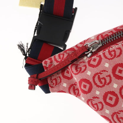 Gucci Children's Belt GG Coated Canvas, Red, Canvas, Handbag