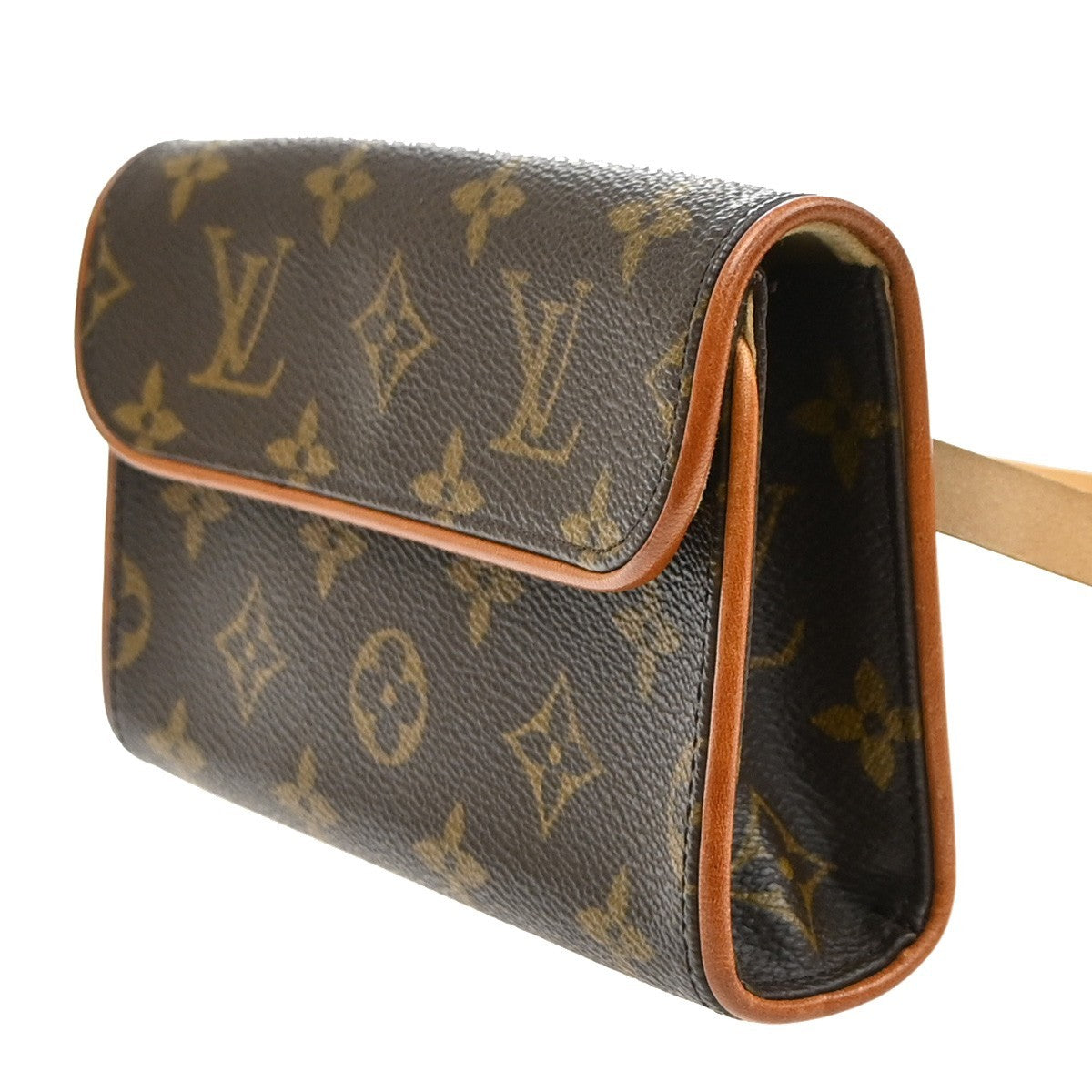 Louis Vuitton Florentine Waist Monogram Canvas, Brown, Canvas, Handbag