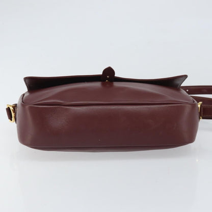 Cartier Must de cartier Leather, Burgundy, Leather, Shoulder Bag