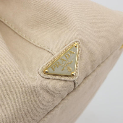 Prada Canapa Canvas, Beige, Canvas, Tote Bag