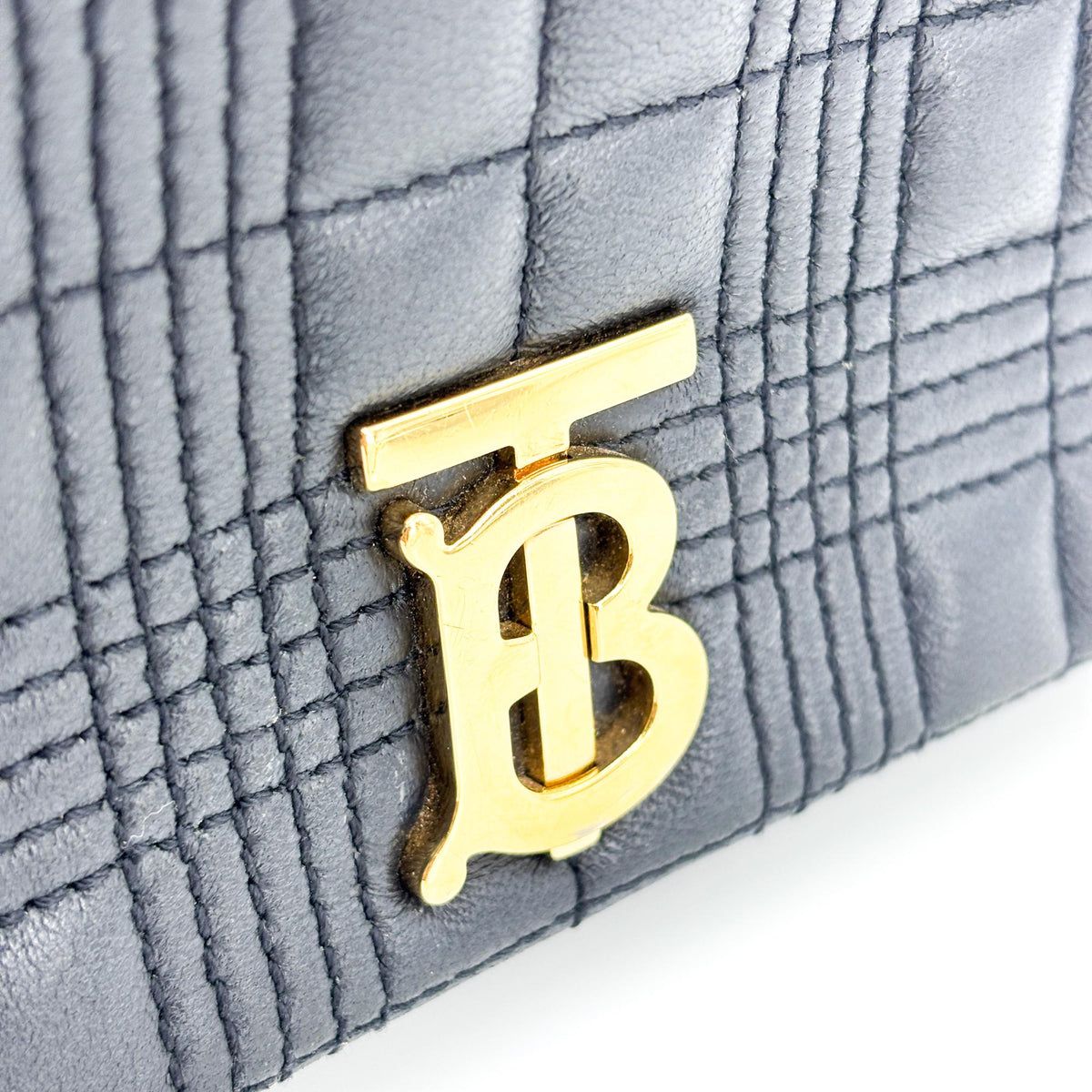 Burberry Lola Bum Quilted Lambskin, Black, Leather, Handbag