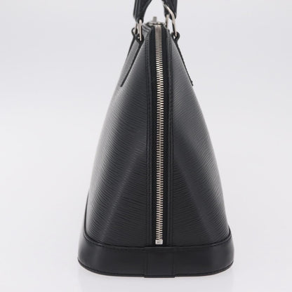 Louis Vuitton Alma Epi Leather, Black, Leather, Handbag