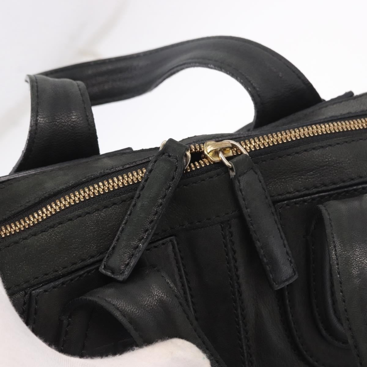 Givenchy Nightingale Satchel Leather, Black, Leather, Handbag
