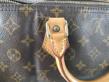 Louis Vuitton Speedy Monogram Canvas, Brown, Canvas, Handbag