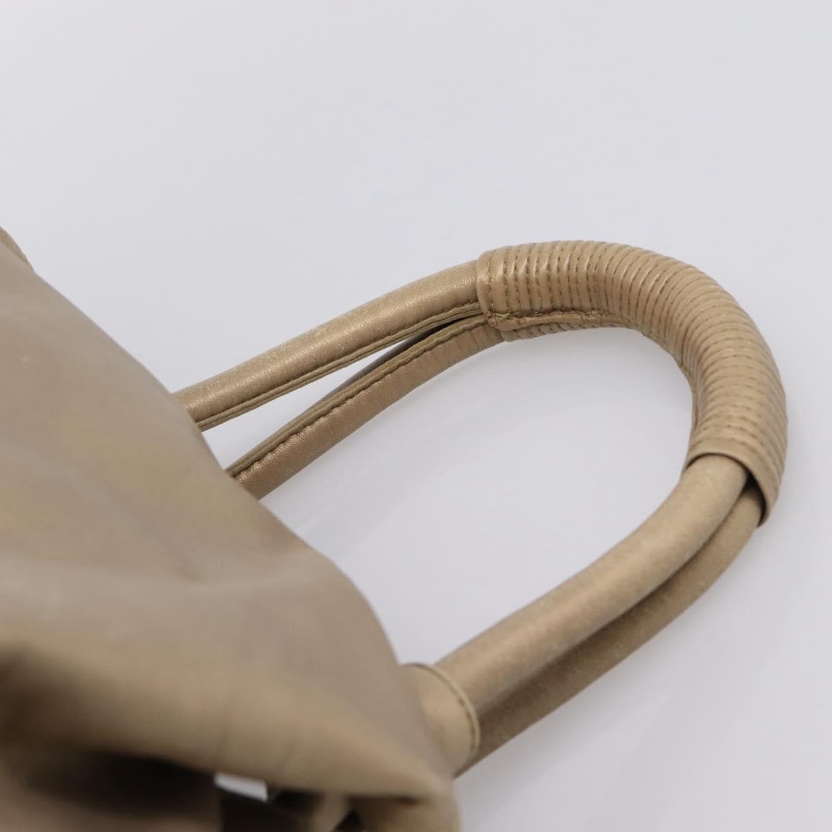 Loewe Aire Leather, Gold, Leather, Shoulder Bag