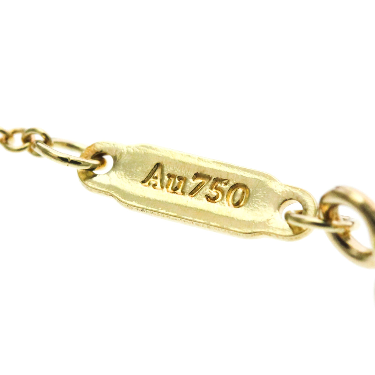 Tiffany & Co. T Smile Pendant 18K Yellow Gold with Diamonds, Gold, Yellow Gold, Necklace