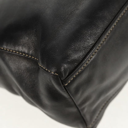 Prada Nappa Acciaio Tote bag, BLACK, LEATHER, Tote bag