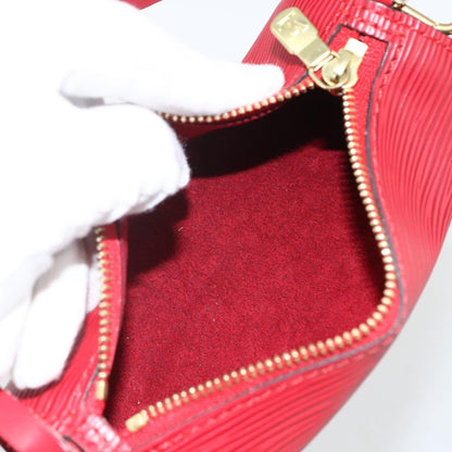 Louis Vuitton Soufflot Pochette Epi Leather, Red, Leather, Clutch