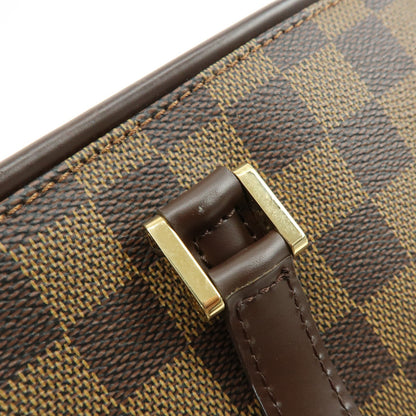 Louis Vuitton Manosque Damier, Brown, Canvas, Handbag