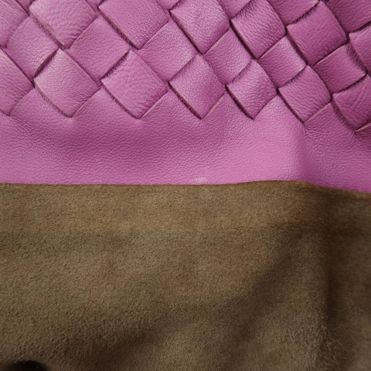 Bottega Veneta Garda Intrecciato Nappa, Purple, Leather, Handbag