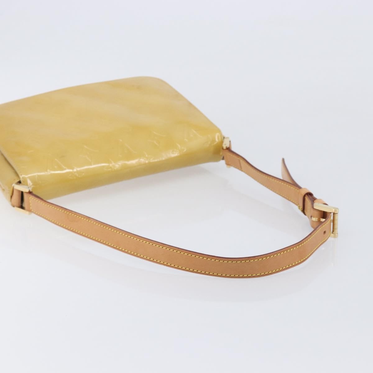 Louis Vuitton Thompson Street Monogram Vernis, Beige, Patent Leather, Shoulder Bag