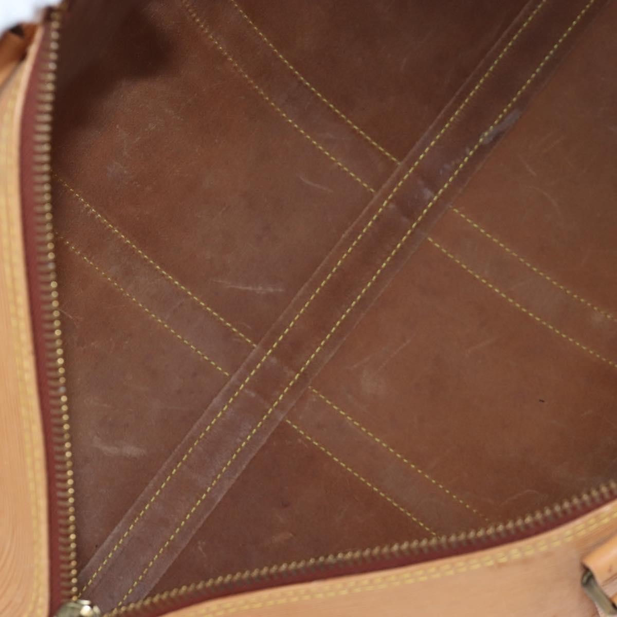 Louis Vuitton Keepall Epi Leather, Brown, Leather, Travel Bag
